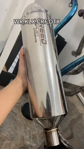 CREED EXHAUST SUARA NGEBAS ADEM BUAT WR,KLX,CRF,DTX ready ya bos😉 #wr #klx #crf #dtracker #fyppppppppppppppppppppppp #knalpotracing #fypシ゚ 