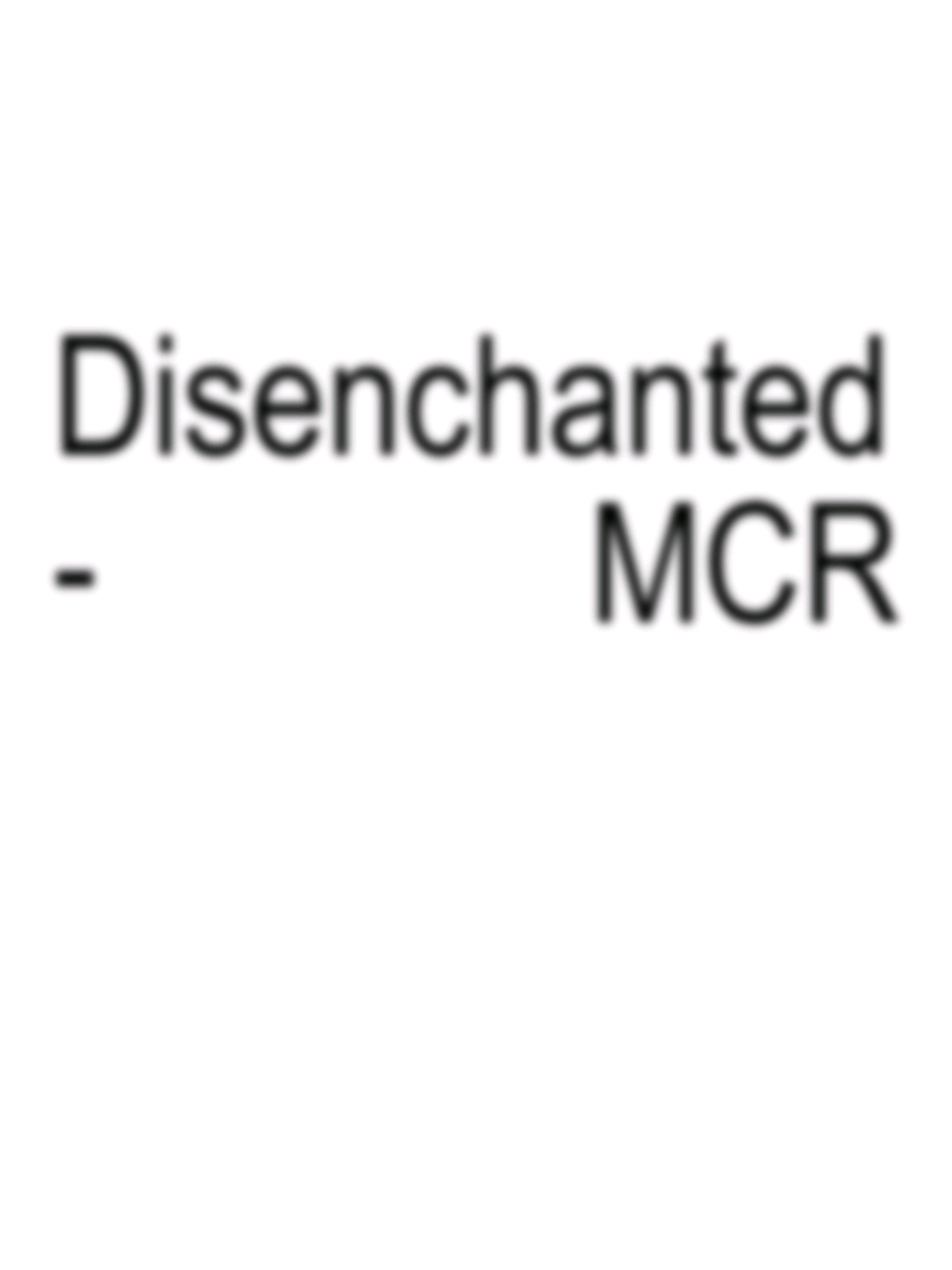 Disenchanted - My Chemical Romance  #mcr #lyrics #fyp #brat 