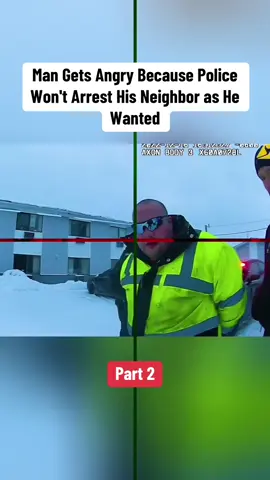 Man Gets Angry Because Police Won't Arrest His Neighbor as He Wanted. Part 2 #fyp #viralvideo #usa🇺🇸 #karens #law #cops #crime 