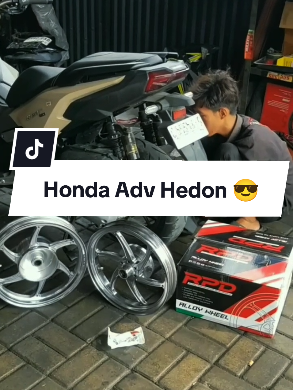 upgrade kaki-kaki Honda Adv 160  #hondaadv #rpd #langganvariasi #langganvariasitegal #fyp 