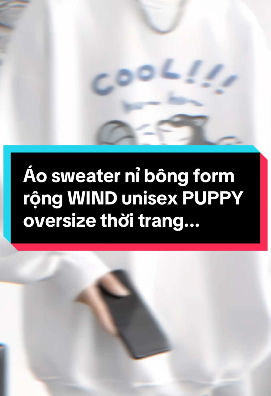 Áo sweater nỉ bông form rộng WIND unisex PUPPY oversize thời trang... #aosweaternu #aosweaterformrong #aosweaterdep #aosweaternamnu #aosweaterni #phoidotrend #phoidonam #phoidonu #phoido #thoitrangnam #thoitrangnu #quanaonam #quanaonu #xuhuongtiktokkk #backtoschool #vairal #fyp 