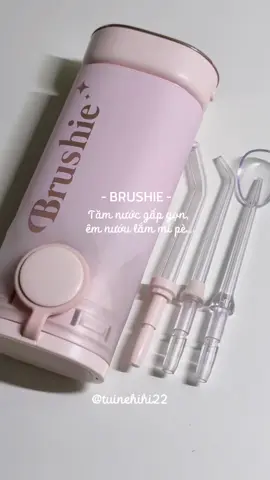 Pà thơ nào đang kiếm tăm nước nhẹ nhàng êm nứou mà vẫn sạch thì zô đây #brushie #tamnuoc 