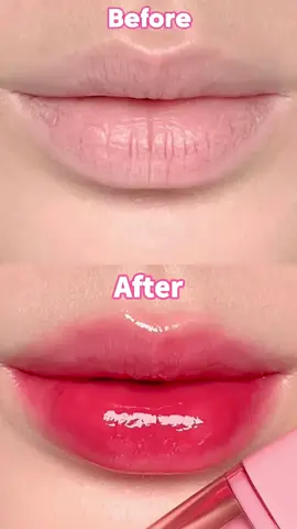 Lihat nih! Setelah pakai lip balm dan lip tint water-gloss, bibir yang kering jadi lembap dan berkilau 😮 #pinkflash #pinkflashbeauty #transferproofliptint #liptint #lipstick #lipbalm