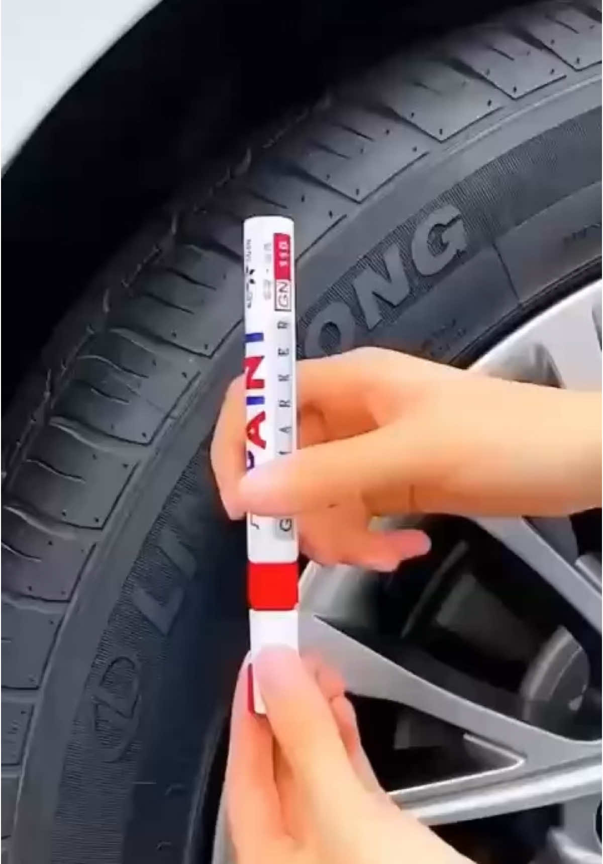 #ปากกา #ปากกาเขียนยางรถยนต์ #ปากกาเขียนยาง #ปากกาเขียนเหล็ก #ปากกากันน้ํา #pen #toyo #paint 