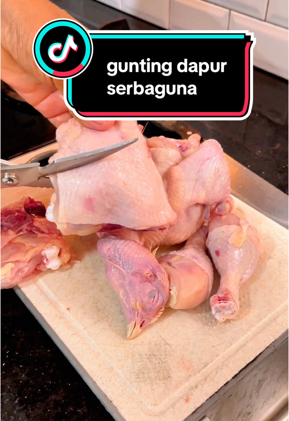 gunting dapur serbaguna untuk potong ayam dll #gunting #guntingdapur #guntingayam #guntingdaging 
