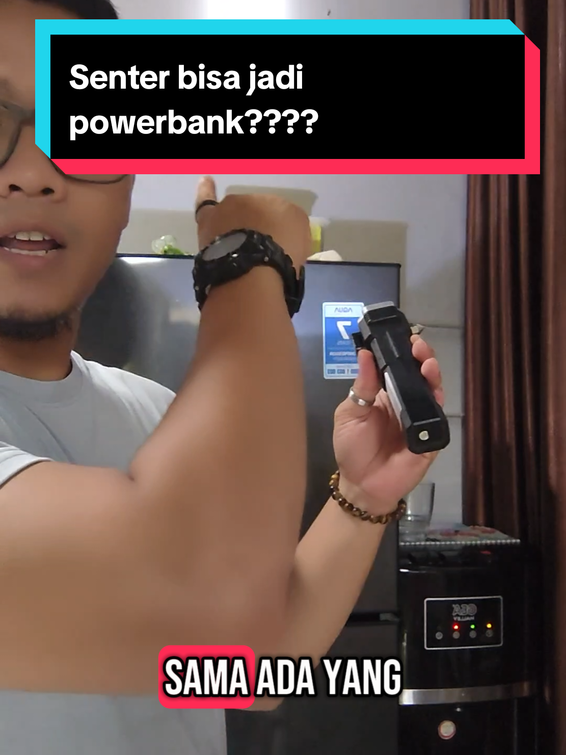 Bukan cuma senter biasa #senter #sentercharger #senterpowerbank #belanjaonline #berandatiktok #videoviral #fyp 