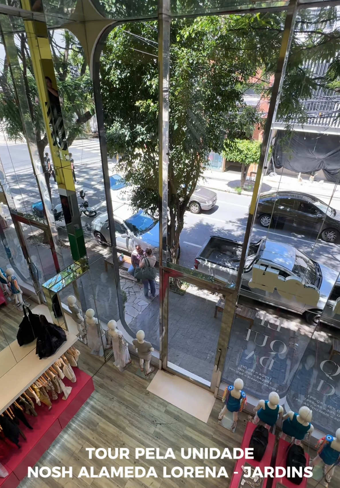 Vem dar um tour pela nossa loja nos Jardins, SP! ✨🛍️ Nossa casa fashion fica na Alameda Lorena, 1650 – e tá TODA em liquida! 🔥💖 E se você não pode vir, a NOSH também tá ON no site: www.nosh.com.br. Corre pra garantir seus looks favoritos com desconto! 🚀🎉 #NOSHLiquida #noshkids