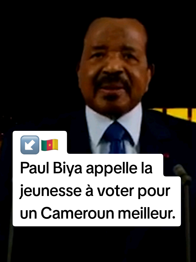 🇨🇲Comme c'est la tradition, à la veille de la fête de la jeunesse, le président Biya a adressé un message aux jeunes Camerounais. Il a notamment rappelé sa volonté de continuer à « relever les défis » auxquels ses concitoyens sont confrontés. Voici ce qu'il a dit.