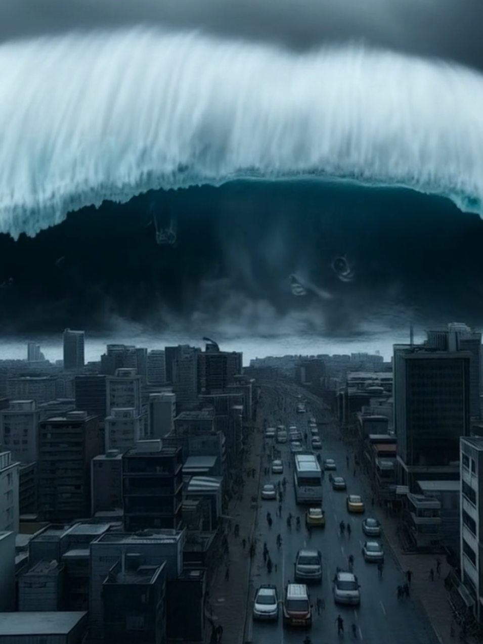 what would you do in this situation? #naturaldisaster #bigwave #ocean #tsunami #viral_video #ai #fyppp #fyp #trendingvideo #foryouu 