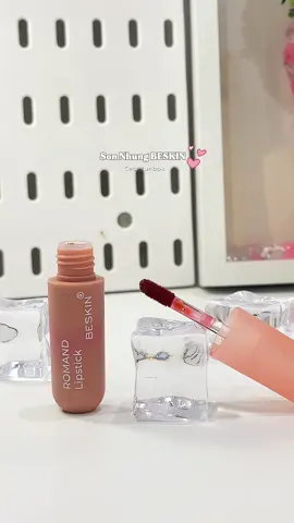 Son nhung Beskin🍀#xuhuongtiktok #xuhuong2024 #unboxingvideo #riview #unboxing #trendingvideo #tiktokshop #socola #sonmoi #sonnhung #sonnhungbeskin #beskin #beskinvietnam #beskinvn #beskinchínhhãng 