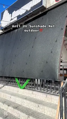 Anti UV Sunshade Net outdoor 🫶🏻#antiuvsunshadenet #sunshadenet #sunshadenetoutdoor #sunshadewaterproof #sunshade 