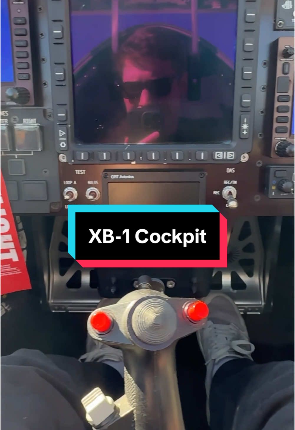 Sitting in XB-1’s Cockpit #xb1 #aviation #supersonic #boomsupersonic 