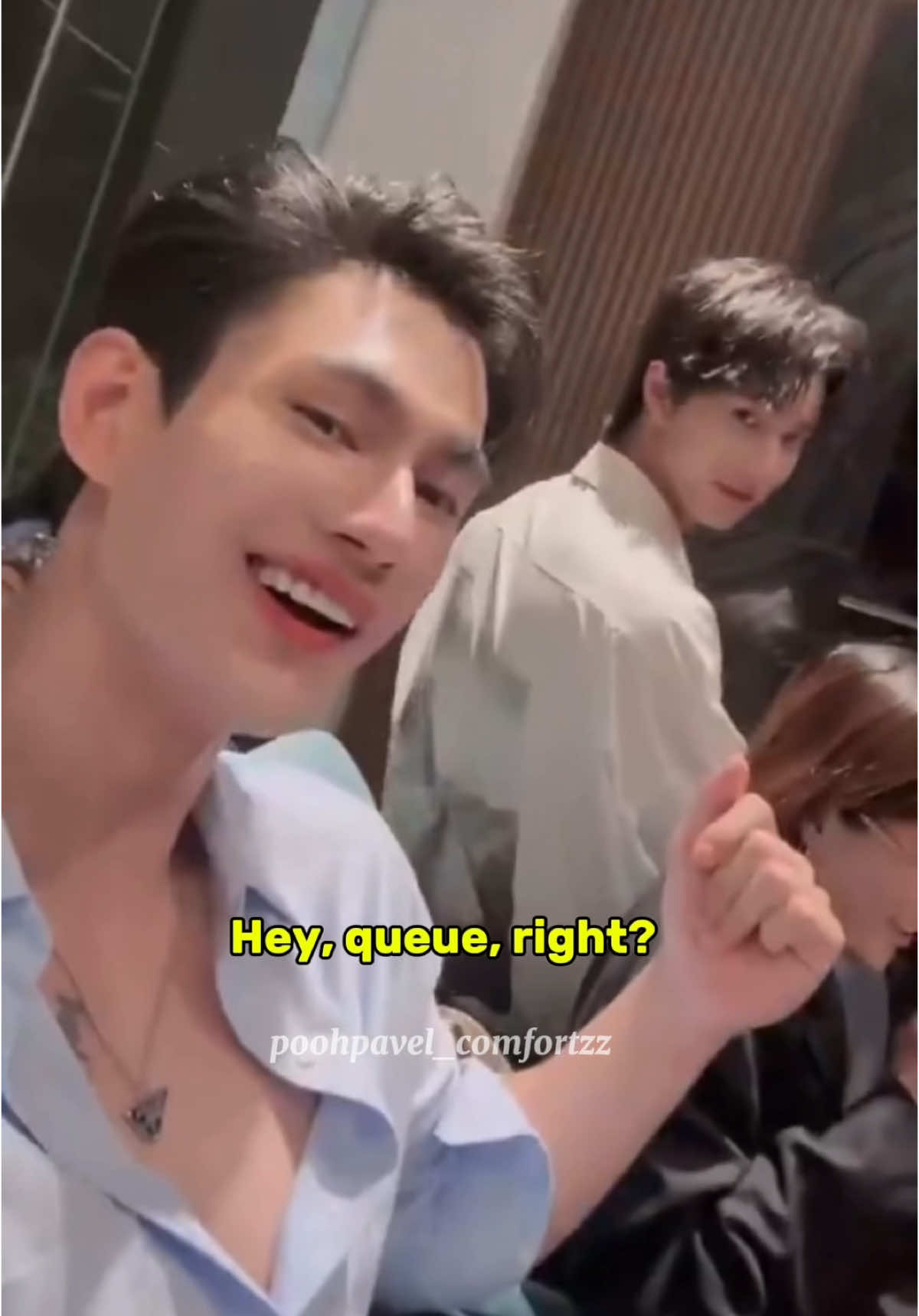 Bro was definitely threatening him, he was claiming his man once again after he saw him on a flirty mode with someone else, someone was jealous😂😂🫣  #ไหนว่าหัวใจอยู่ข้างซ้าย_MV #MyTypePooh #poohpavel #ppoohkt #pavelphoom #blcouple @ppoohkt @พาเวล 🇹🇭 
