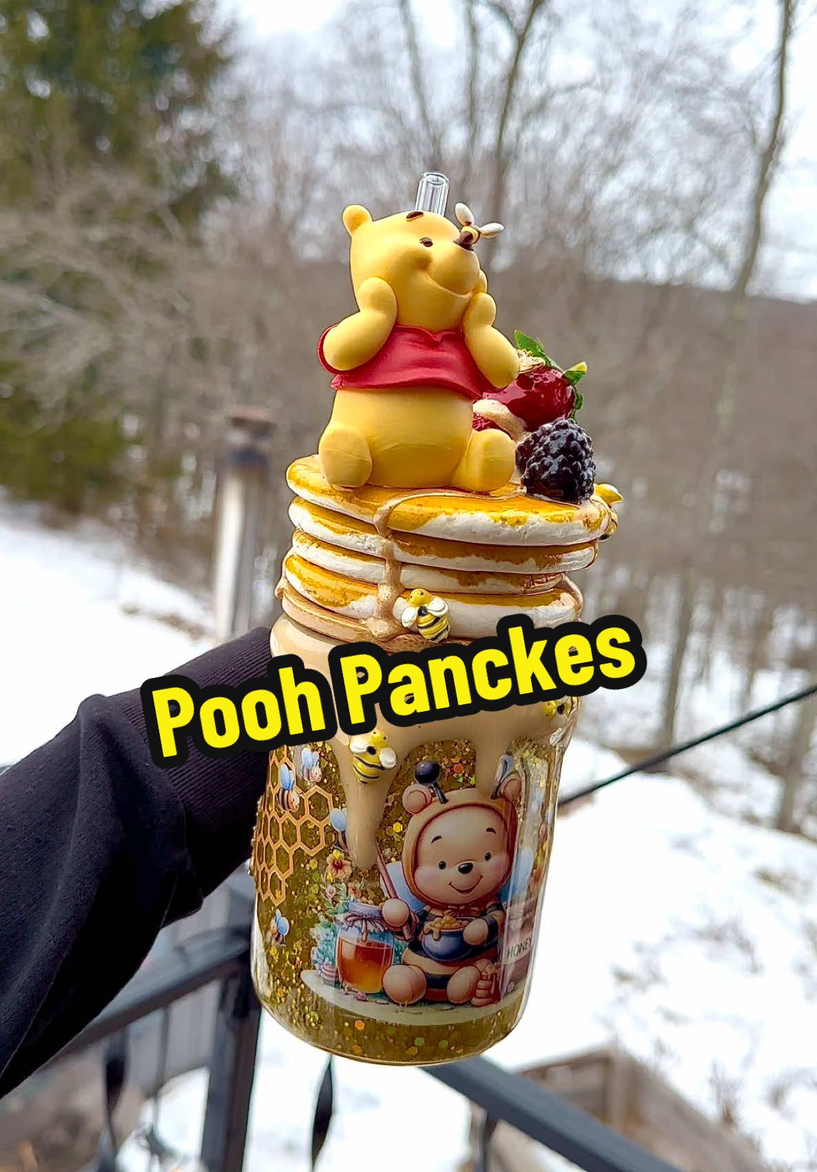Thank you so much Giny for your order! Your support is everything 🍒 Oh and for trusting the process! This one will be out tomorrow 🥰 #pooh #winniethepooh #poohbee #bee #honey #honeybee #puertorico #florida #usa #mug #pancakes #breakfast #snowglobe #fyp #foryoupage 