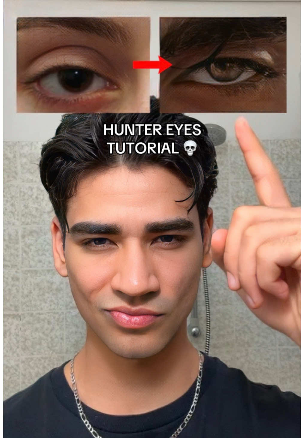 Hunter eyes Tutorial 💀#hunter #eyes #fyp #viral 