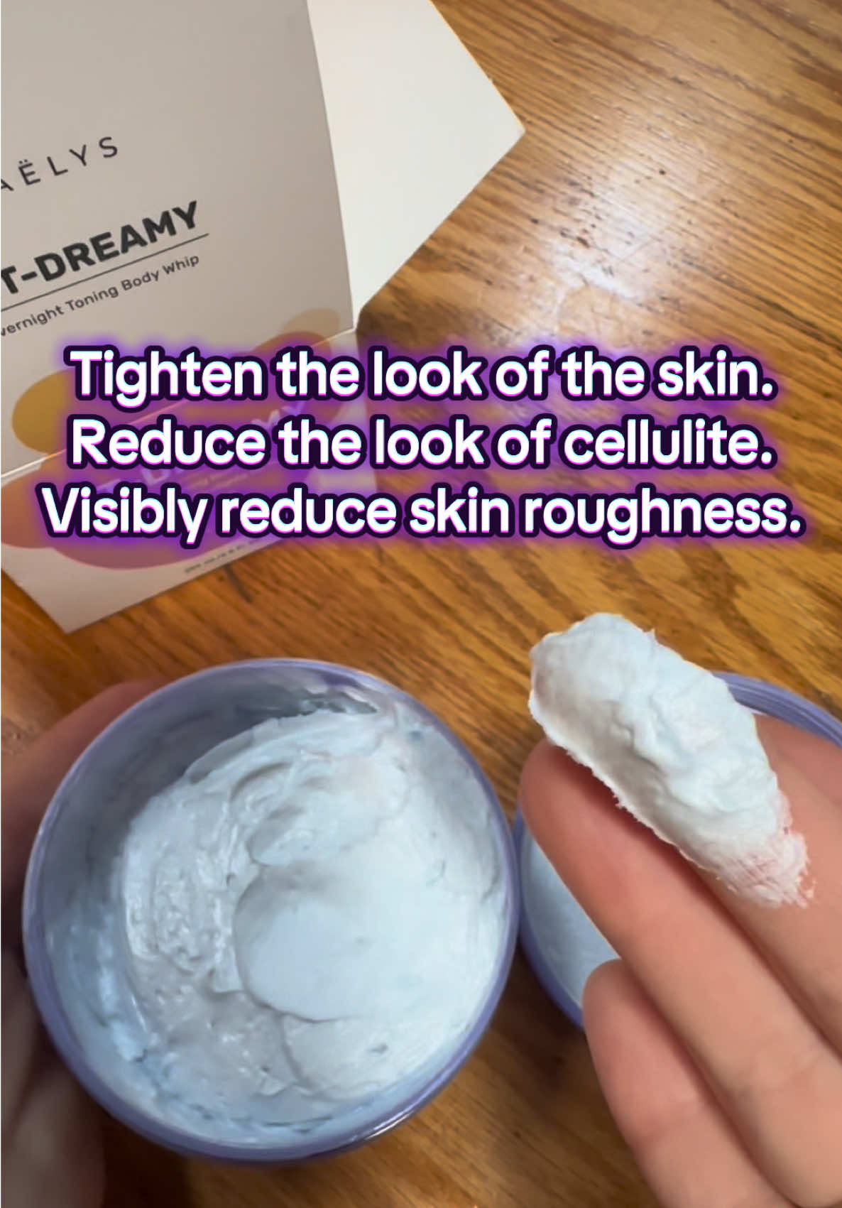 @MAËLYS #getdreamy #getdreamyovernightbodywhip #creatorsearchinsights #liftandsnatch #cellulite #firmingcream #MaelysBeauty #OvernightToning #tiktokshop  #BodyWhip #ToningSkincare #SmoothSkin #BodyCare #SelfCareRoutine #SkincareLuxe #BodyFirming #MaelysSkincare #BeautyRoutine #HealthySkin #SkinGoals #TightenAndTone #GlowUp