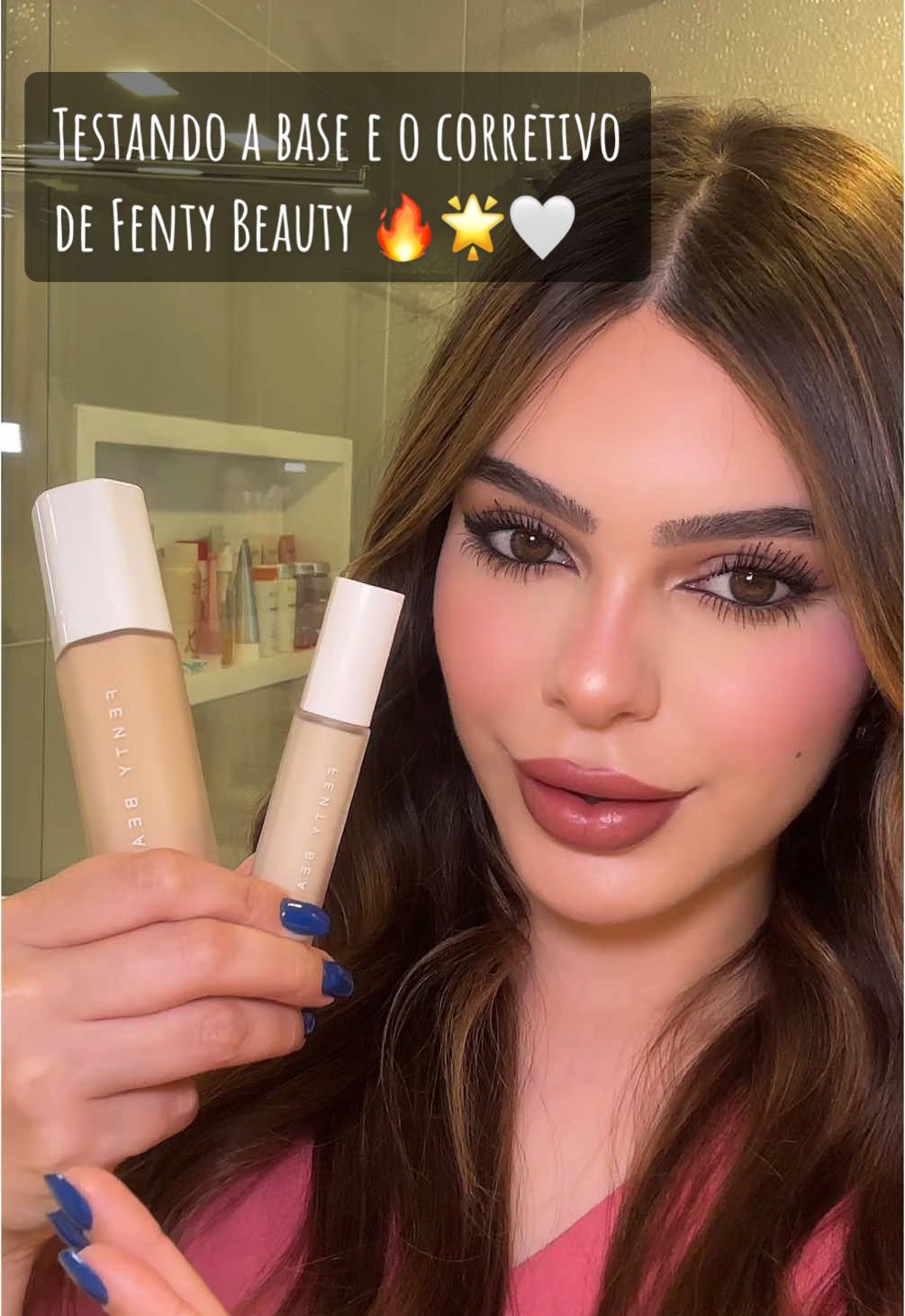 Testando a base Soft Lit e o corretivo Pro Filtr de Fenty Beauty