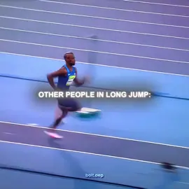 Bro thinks he's Michael Phelps ☠️🙏 #track #trackandfield #worldathletics #longjump #jump #edit #jamaica #worldrecord 