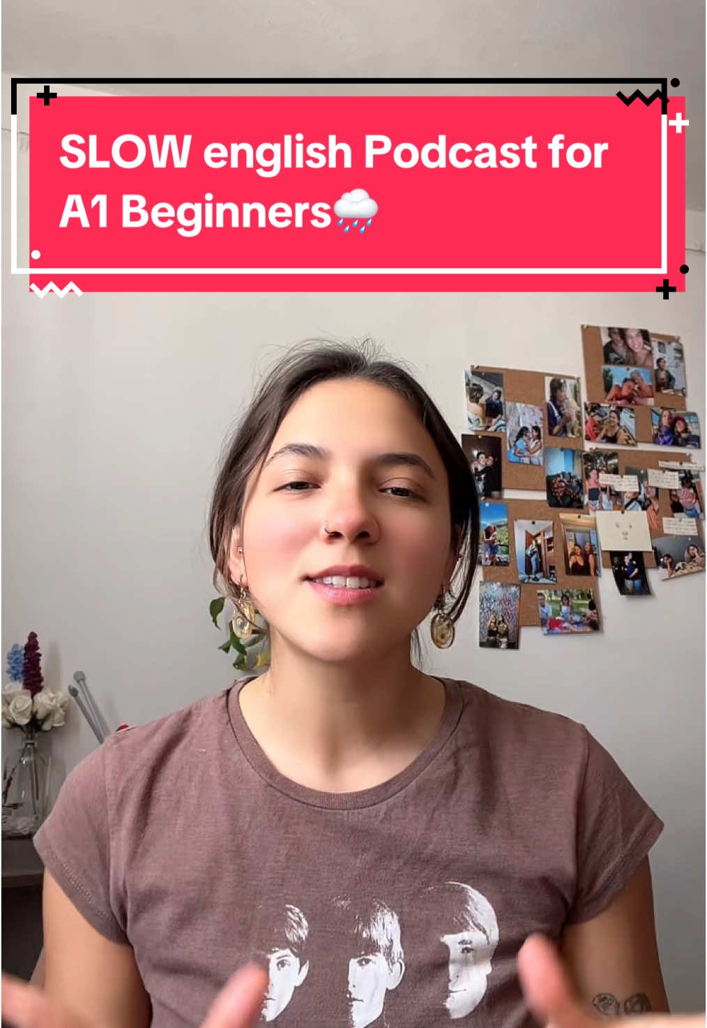 Podcast on Spotify :) link in bio 🔗  Tomorrow I will post the full gossip story… :( What are your long term goals? What about your short term goals? Try and not read the subtitles! Try to pause and answer☀️🥰  #englishteacher #englishpodcast #englishlistening #englishpractice 