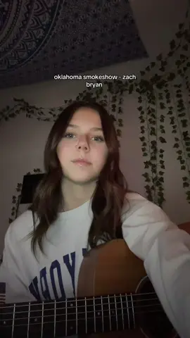 oklahoma smokeshow - zach bryan #fyp #foryou #cover #viral #guitar #tiktokban #acousticguitar #foryoupage #trending #singing #xyzbca #acoustic #girl #zachbryan #oklahoma #guitarcover