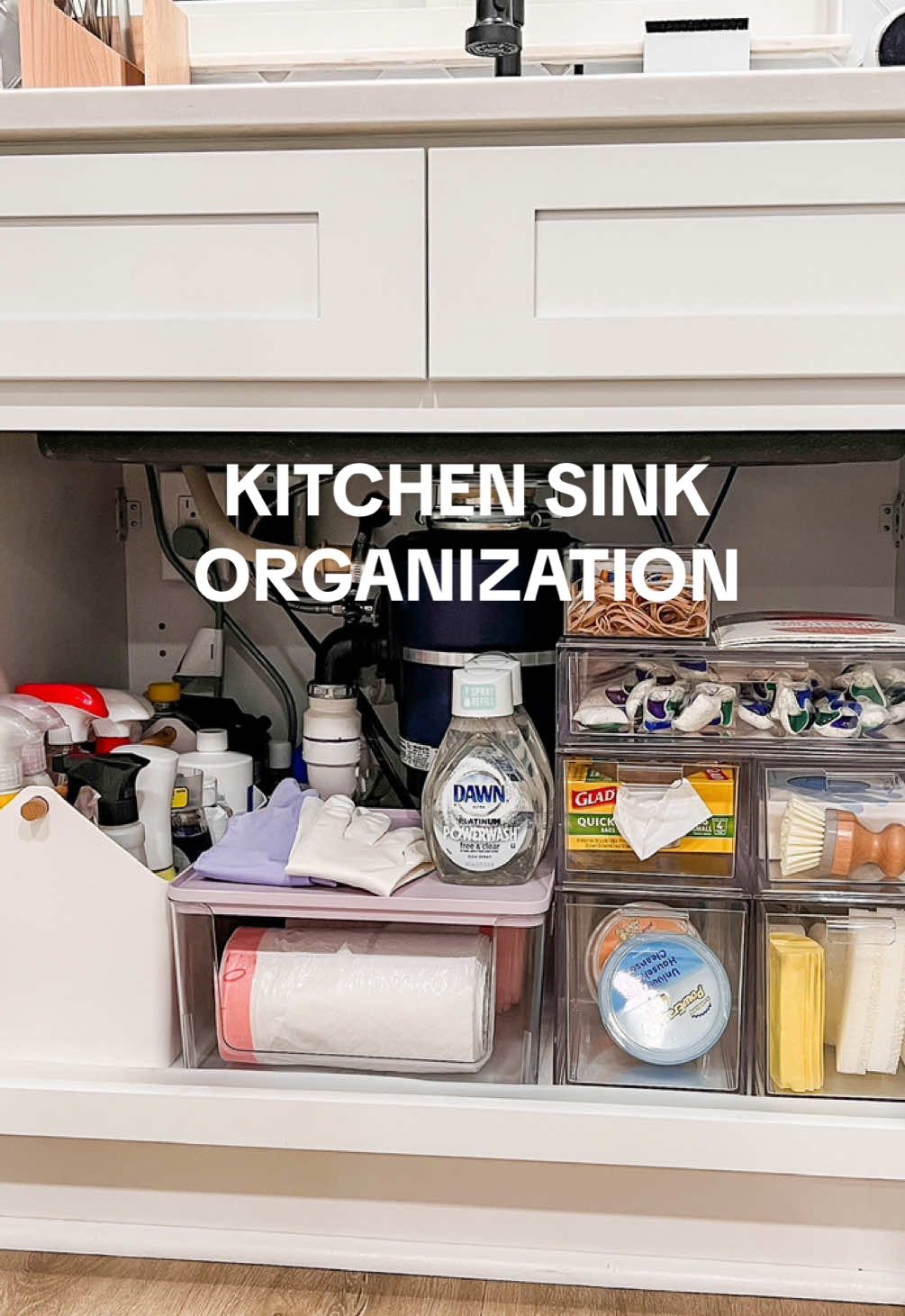 kitchen sink organization 🔥 one of my favorite home storage videos I’ve ever done. Happy to say it’s still holding up in 2025. Links are all on one page in my bio 🫶  Does any of your sinks need a makeover this year? • Kitchen sink organization, kitchen storage ideas, kitchen storage rack, home organization, bathroom organization, sink storage, kitchen restock, pantry restock