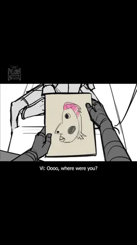 Hyperpigmentation part 2 ft. Vi and Powder (Before you ask why not Mylo, he was the first choice but I changed the mind because Vander was more fitting.) #arcane #arcanefanart #animatic #vi #powder