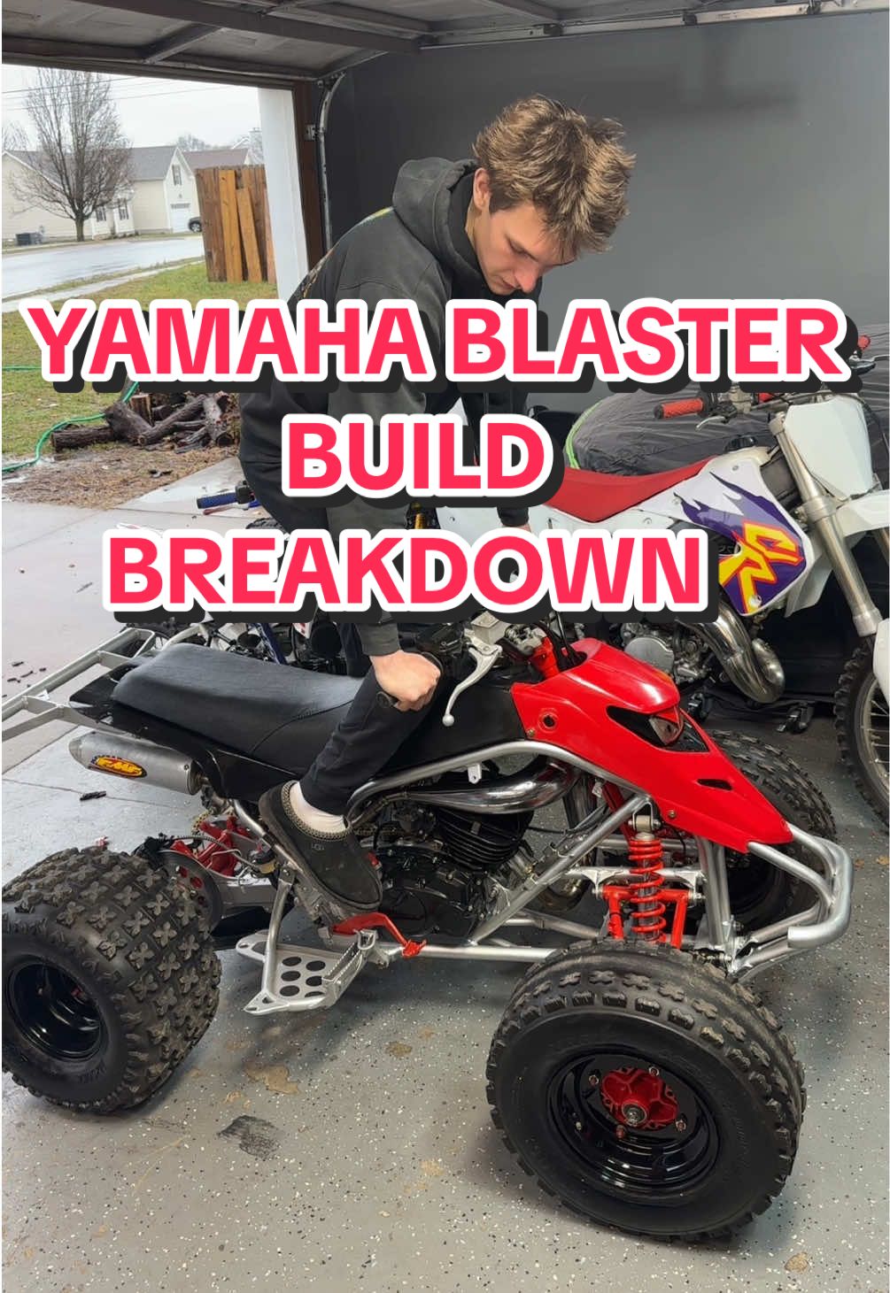 Full Yamaha Blaster build breakdown #dirtbike #moto #mx #motorcycle #2stroke #mechanic #fyp #yamaha #atv 