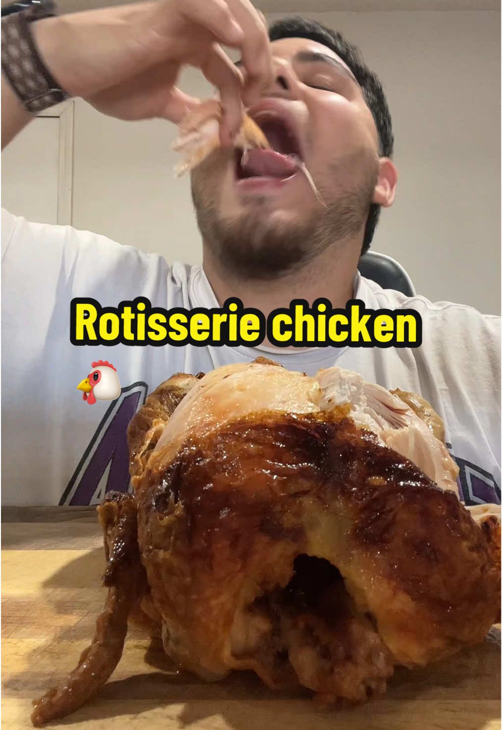 You ever just eat a whole rotisserie chicken? 🐔 #fyp #Foodie #trending #eating #viralvideo #fypシ #asmreating #asmr #foodreview #mukbang #fypage #foryoupage #FoodTok #fyppp #creatorsearchinsights 