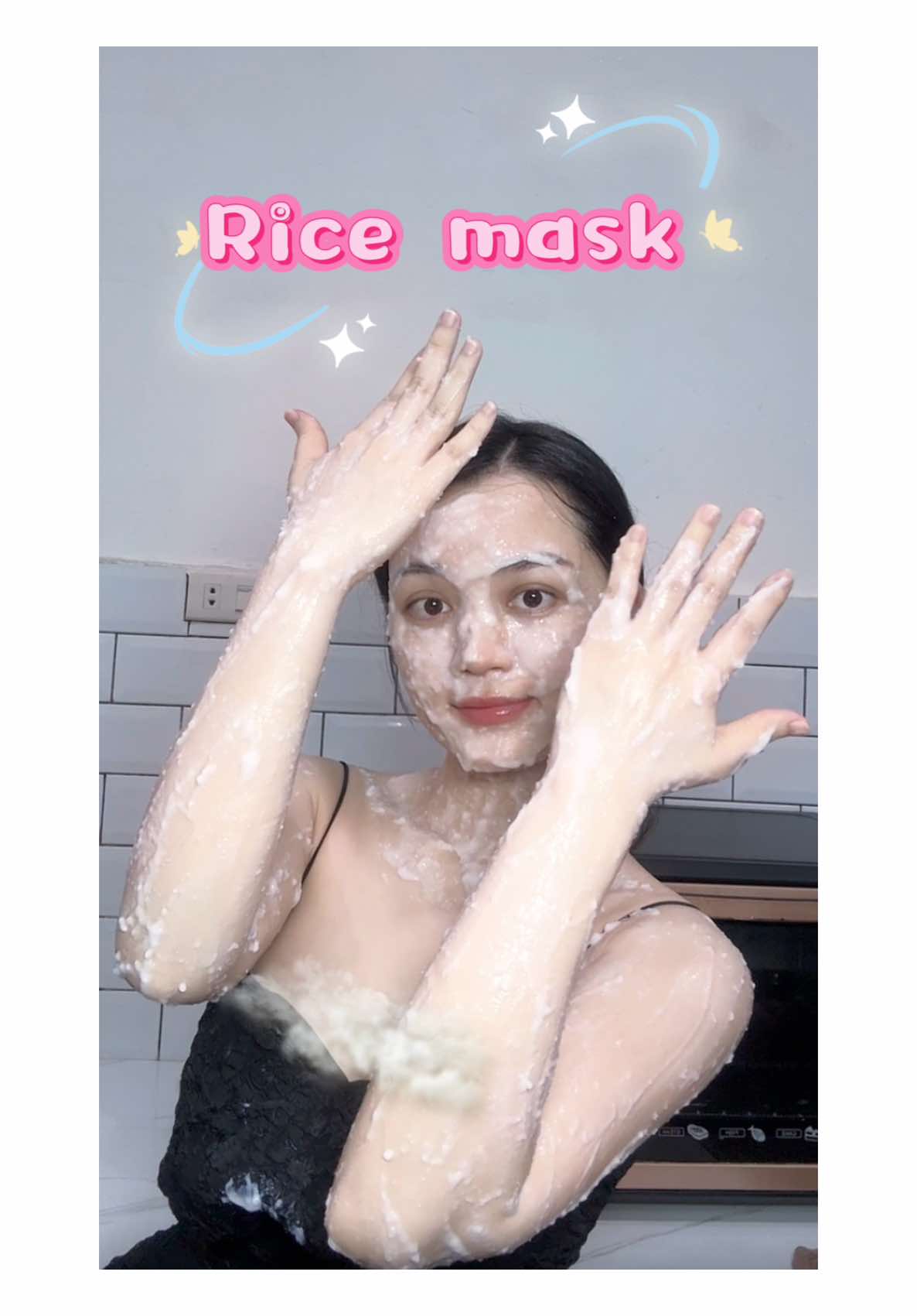 Kulit putih seperti gadis Korea berkat masker beras. Cobalah sekarang! 😊 #ricemask #koreanskincare #glassskin #BeautyTok #skincaretips #mask #anyaskincaremom#basyamom #bodycare #facecare #kulitputih  #pemutihbadanampuh #GlowUp #beauty #fyp #trend #2025 