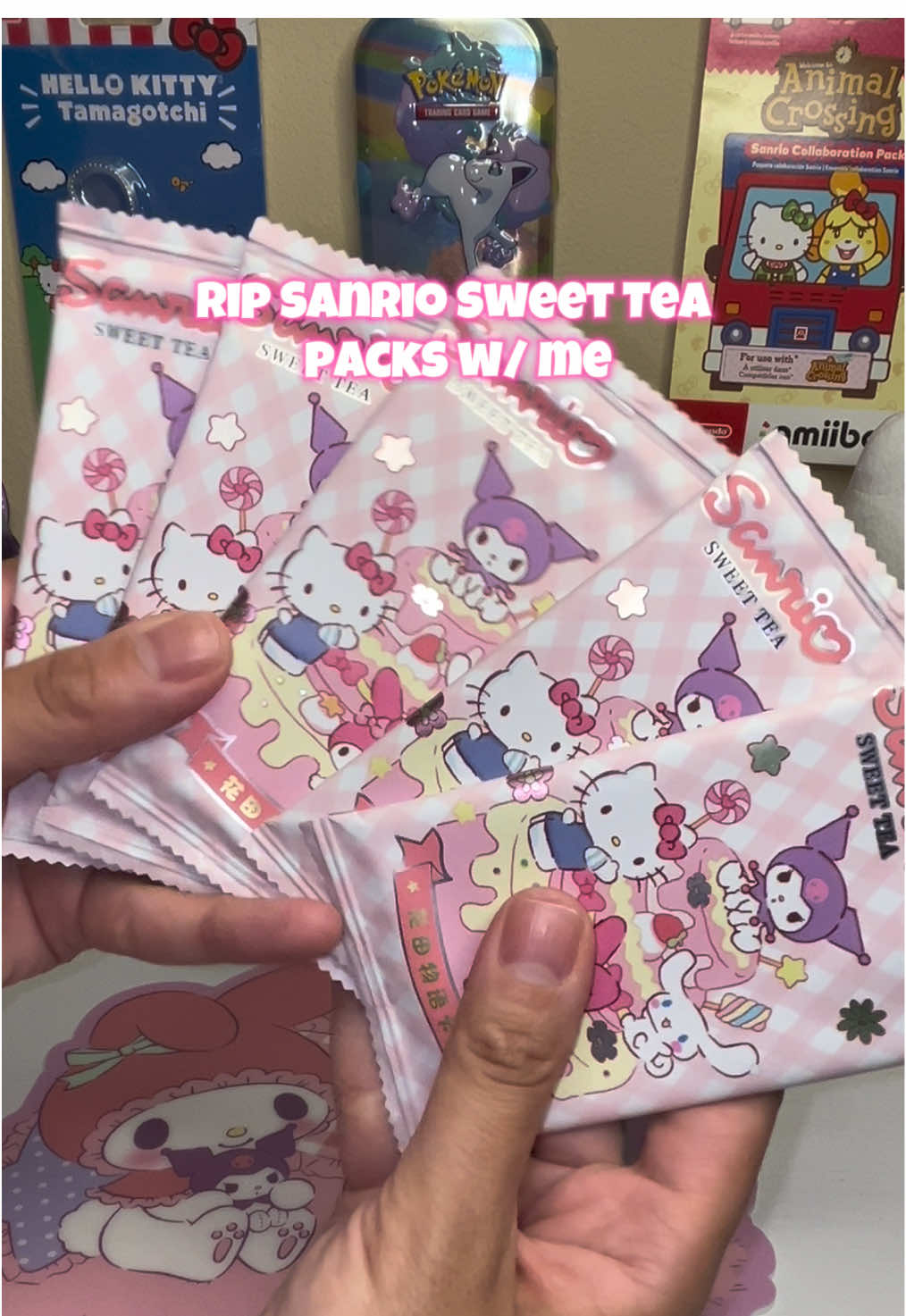 Rip Sanrio Sweet Tea packs with me💝 I’m still learning this set, drop a comment if you have a favorite card! 🌸#socutesakura #Sanrio #HelloKitty #sanriocard #tradingcards #metazoo  #Kawaii #kawaiiaesthetic #kawaiigirl #kawaiicore #kawaiiroom #kawaiidesk #mymelody #kuromi #pompompurin #cinnamonroll #SanrioSweetTeaCards #sanriotcg #SoCute #sokawaii #pinkcore #girlythings #girlytok #girlypop #pinkaesthetic #sanriodesk #pokemongirl #sanrioaesthetic #sanriotiktok #sanriocharacters #sanriofinds #sanriocore 