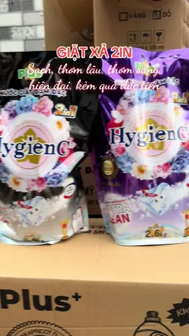 COMBO 2 TÚI, tổng 5.2 giặt xả 2in1 HYGIENC PLUS VIET NAM  Đậm đặc, sạch, thơm, lưu hương lâu, tặng kèm 2 quà đắc tiền #hygienc #hoamaivang #lamsach #giatxa2in1 