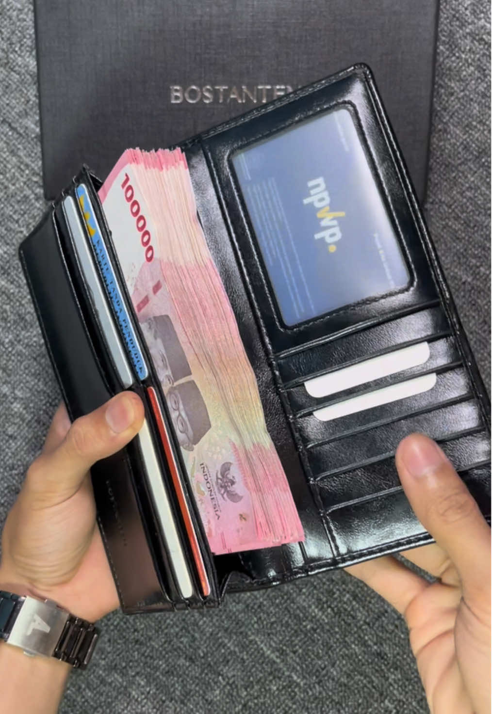 Dompet pria kulit panjang #rekomendasidompet #dompetbostanten #dompetkulit #dompetpanjang #cuantanpabatas 