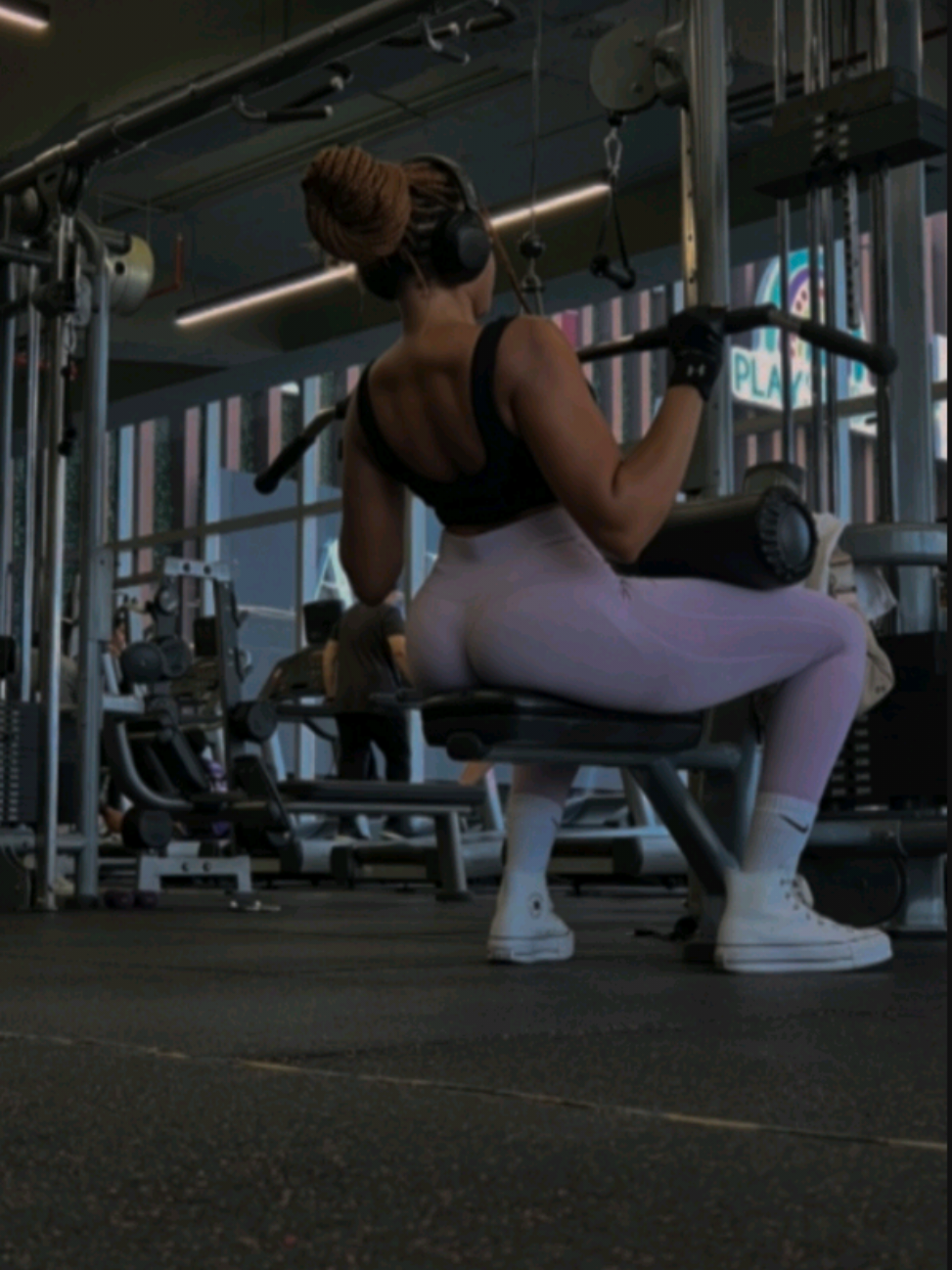 Un pedacito de mi rutina de hoy espalda y bíceps🫶🏽 #motivation #discipline #gym #panama 