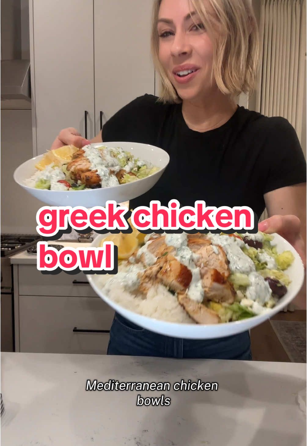 Part 2 - still dreaming of this bowl. Can’t wait to make again  #MediterraneanChicken #TzatzikiSauce #HealthyBowls #CasualCooking #CookWithMe #HomeCookedMeal #HighProteinMeals #BalancedLifestyle #DinnerInspo