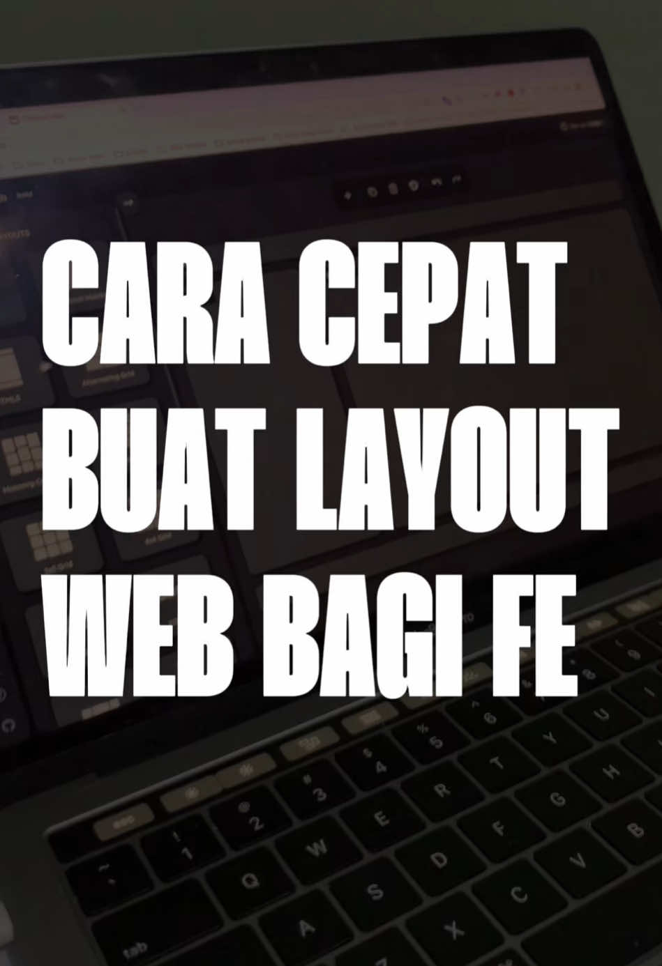 Cara Cepat Buat Layout Website, cocok buat FE dev nih. Ada yg pernah cobain? #fyp #frontenddeveloper 