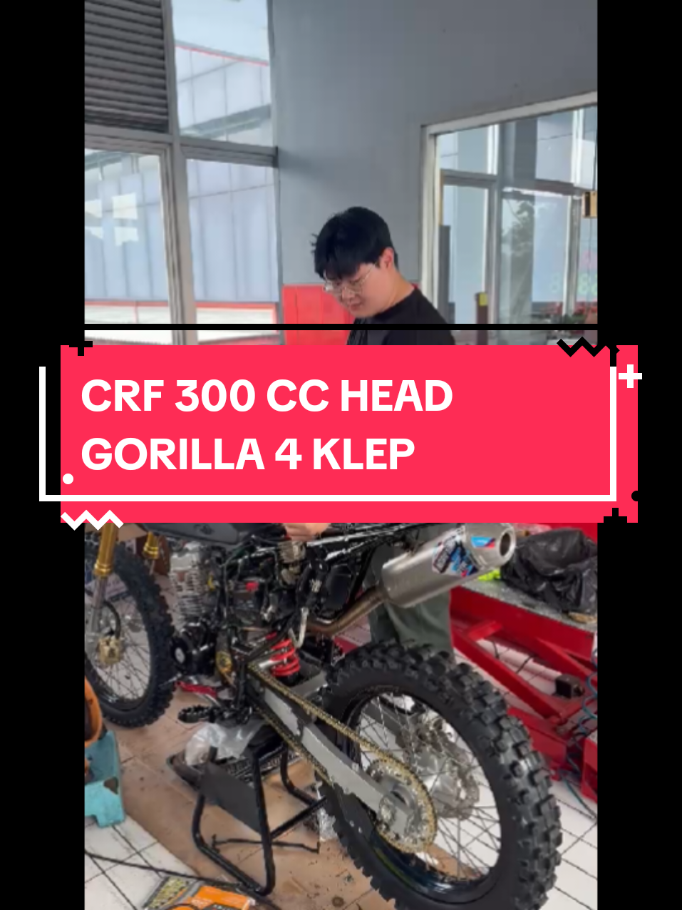 crf 300 cc head gorilla 4 klep #crf #paketboreupcrf #headgorillacrfbrt #modifikasicrf #trail #bengkelrekananbrtmedan #habibmotor