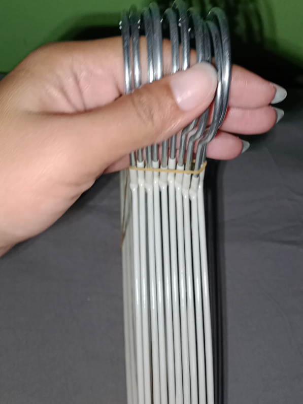10PCS/SET PVC STAINLESS STEEL  #hanger #hangers  #pvc #stainless #stainlesssteel 