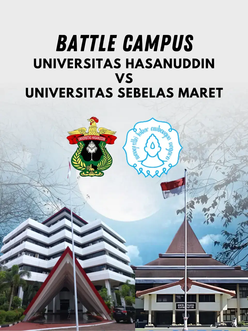 Universitas Hasanuddin dan Universitas Sebelas Maret Sumber: SIR 2024 #unhas #UNS #universitashasanuddin #universitassebelasmaret #univ #universitas #kampus #kuliah #unhasvsuns #unsvsunhas #mahasiswa #university #campus #Kampusmerah #battlecampus #hasanuddinuniversity #viralindong #fyp #fypage #fypジ #viraltiktok #viralindonesia #fypツ 