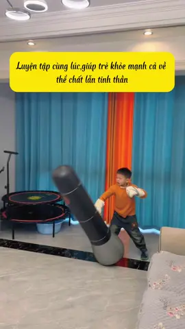Luyện tập cùng lúc, giúp trẻ khỏe mạnh cả về thể chất lẫn tinh thần #dochoi #dochoichobe #xuhuong #cungbechoi 
