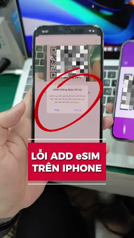 Lỗi eSIM Trên iPhone? Cách Giải Quyết Trên Máy Lock & Máy Quốc Tế 🚀  #anhtho24h #xuhuong #LearnOnTikTok #esim #suadienthoai #iphone