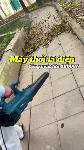 Máy thổi lá công suất lớn lên tới 3800W sử dụng điện #xuhuong #maythoibui