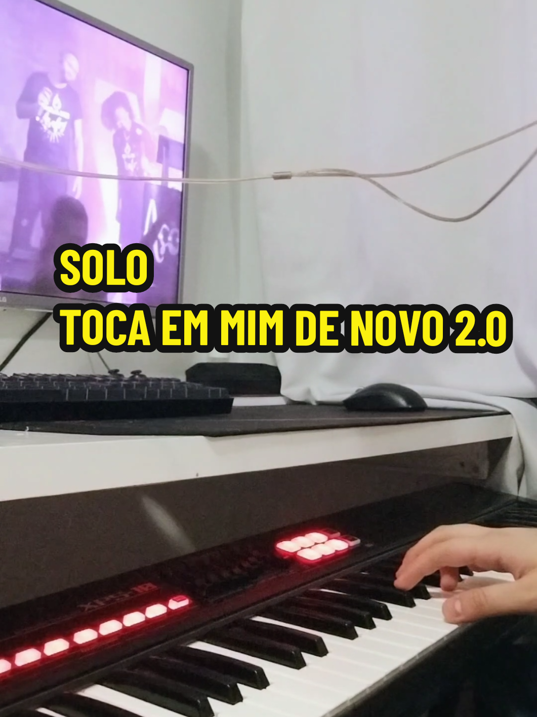 TOCA EM MIM DE NOVO 2.0  SOLO MOG XPS-10 . . #gospel #piano #solo #br #viral_video #fyp 