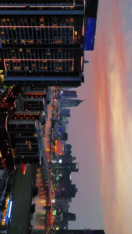 As the sun sets, Ba Son Bridge ties the city together, with District 1 glowing on the horizon. #caubason #dulichvietnam #saigon #hochiminhcity #hcmc #cityscape #citylights #dronevideo #aerialview 