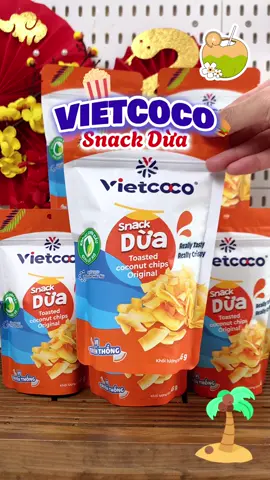 Dừa Sấy Giòn Vietcoco không chiên dầu ăn thơm ngon lắm nha 🌴🌴🌴 #vietcoco #vietcocotinhhoaduaviet #bonthichanngon #duasay #duasaygion #snack #anvat #ancungtiktok #saleluongve #food #foodtiktok #foodreview #tiktokfood #muataitiktok #xuhuongtiktok #viral #review 