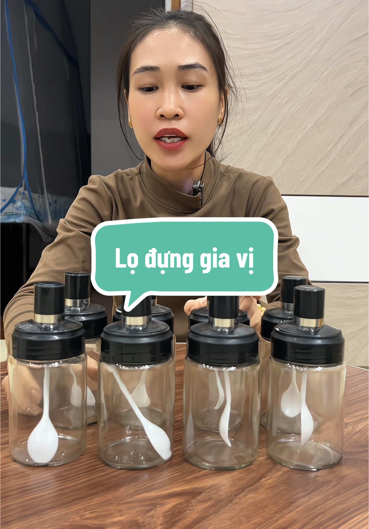 8 lọ đựng gia vị bằng thuỷ tinh dùng trong nhà bếp vừa sạch vừa rẻ #lodunggiavi #hudunggiavi #lodunggiavithuytinh #dodungnhabep #dogiadung #nhung1m45 