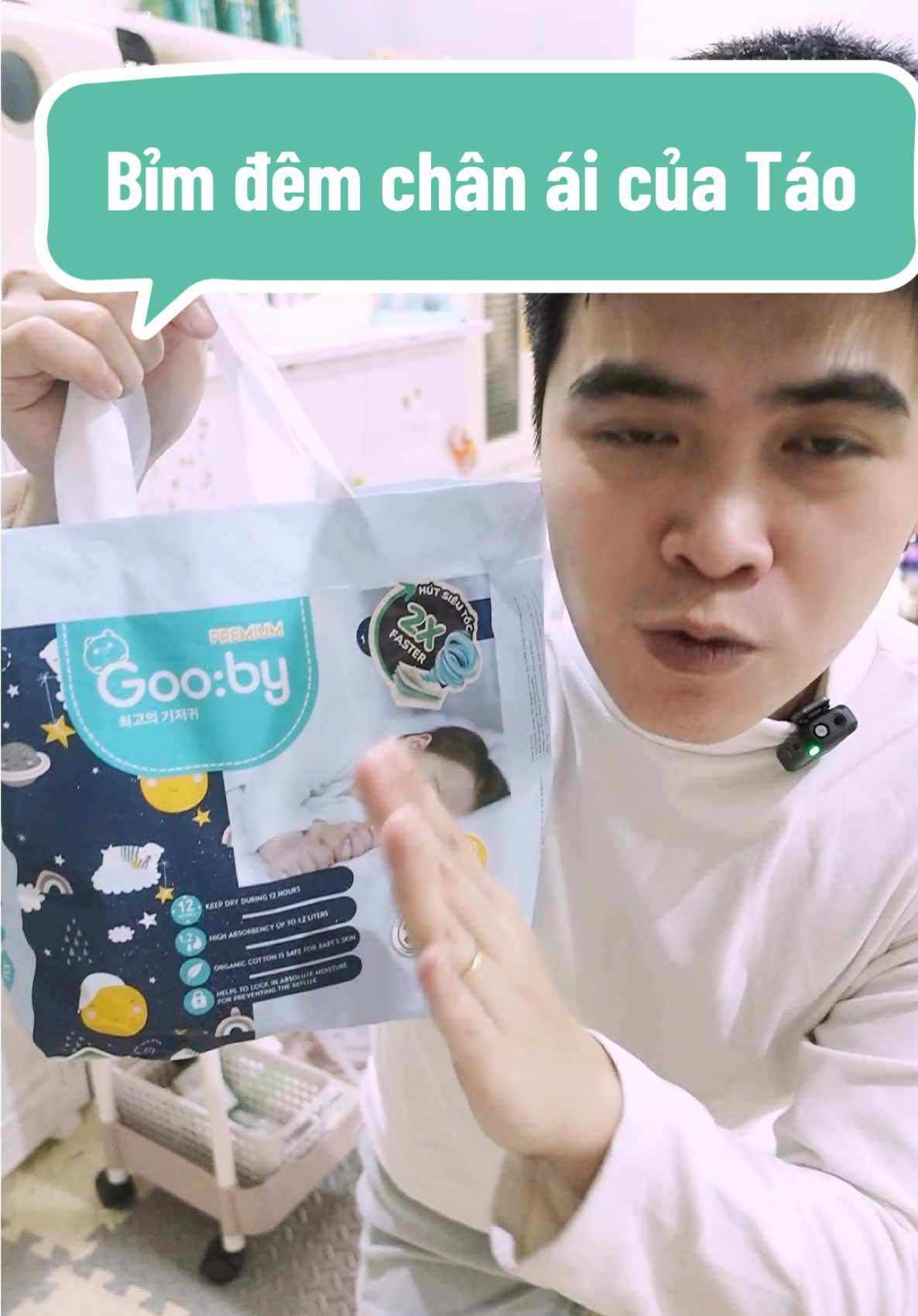 Trả lời @Va ngx Review bỉm đêm hơi dài nhưng các bố mẹ xem hết nhé. Bỉm gooby đêm này cực thích luôn á các bố mẹ. Giá so với các loại bỉm đêm khác thì mềm hơn. #sonsovo #bobimsua #dailyvlog #muataitiktok #muataitiktokshop #mevabe 