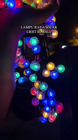 makesure tahun ni rumah kita paling meriahh jom grab lampu solar ni #lampusolarraya #lampurayaviral #lampurayasolar #lampurayacrystallball 