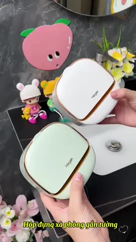 Hộp đựng xà phòng gắn tường nhà tắm, nhỏ xinh, lại có khay thoát nước thừa giúp khô thoáng sạch sẽ. #giadung #giadungtienich #xuhuong #dogiadung #hopdungxaphongtreotuong #hopdungxaphongdantuong 