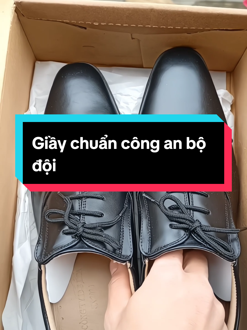 Giầy chuẩn thiết kế công an quân đội cho mọi người #giay #giaydep #giaycongan #giaybodoi #thoitrang #giaydanam #foryou 