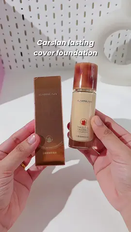 my new favourite foundation from @carslan.my . siyes cakap, coverage dia best dooh ! #carslanfoundation #foundation #foundationcarslan #foundationreview #foundationroutine 